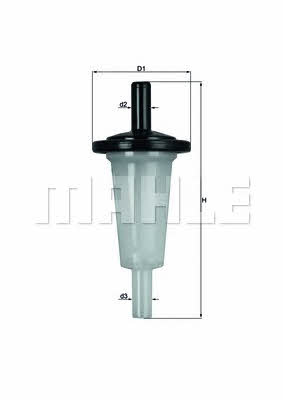 Mahle/Knecht KL 23 OF Fuel filter KL23OF: Buy near me in Poland at 2407.PL - Good price!