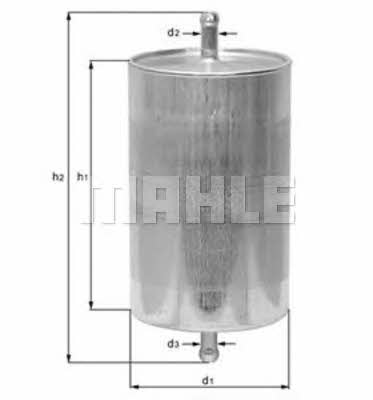 Mahle/Knecht KL 24/1 Fuel filter KL241: Buy near me in Poland at 2407.PL - Good price!