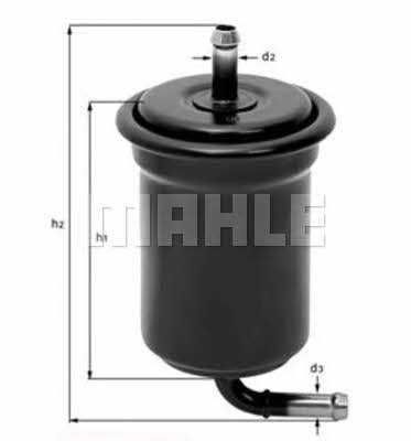 Mahle/Knecht KL 302 Fuel filter KL302: Buy near me in Poland at 2407.PL - Good price!