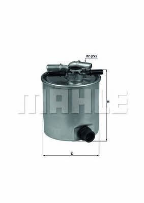 Mahle/Knecht KL 440/15 Топливный фильтр KL44015: Отличная цена - Купить в Польше на 2407.PL!