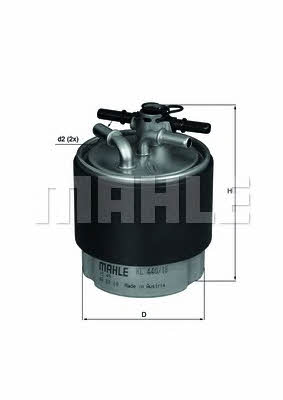 Mahle/Knecht KL 440/18 Fuel filter KL44018: Buy near me in Poland at 2407.PL - Good price!
