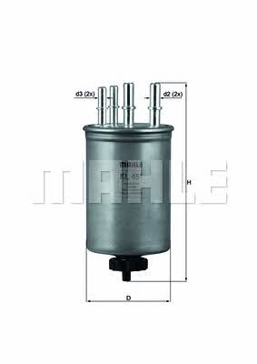 Mahle/Knecht KL 451 Fuel filter KL451: Buy near me in Poland at 2407.PL - Good price!