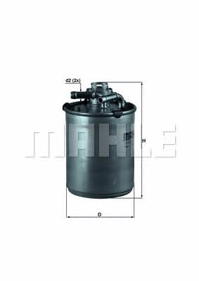 Mahle/Knecht KL 497D Fuel filter KL497D: Buy near me at 2407.PL in Poland at an Affordable price!