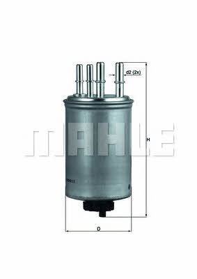 Mahle/Knecht KL 506 Fuel filter KL506: Buy near me in Poland at 2407.PL - Good price!