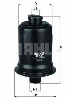 Mahle/Knecht KL 508 Топливный фильтр KL508: Отличная цена - Купить в Польше на 2407.PL!
