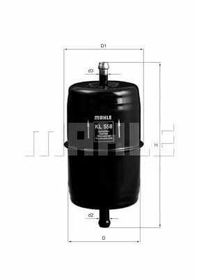 Mahle/Knecht KL 558 Fuel filter KL558: Buy near me in Poland at 2407.PL - Good price!