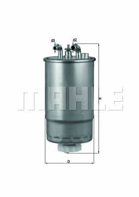Mahle/Knecht KL 568 Fuel filter KL568: Buy near me in Poland at 2407.PL - Good price!