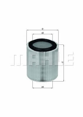 Mahle/Knecht LX 898 Air filter LX898: Buy near me in Poland at 2407.PL - Good price!
