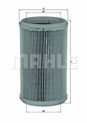 Mahle/Knecht LX 914 Air filter LX914: Buy near me in Poland at 2407.PL - Good price!