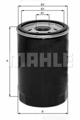 Mahle/Knecht OC 131 Oil Filter OC131: Buy near me in Poland at 2407.PL - Good price!
