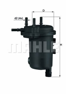 Mahle/Knecht KL 632D Fuel filter KL632D: Buy near me at 2407.PL in Poland at an Affordable price!