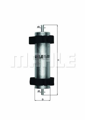 Mahle/Knecht KL 660 Fuel filter KL660: Buy near me in Poland at 2407.PL - Good price!