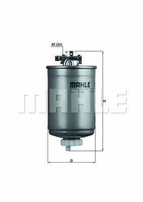 Mahle/Knecht KL 77 Топливный фильтр KL77: Отличная цена - Купить в Польше на 2407.PL!