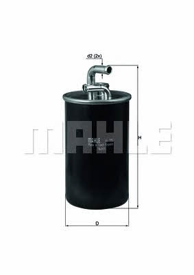 Mahle/Knecht KL 775 Fuel filter KL775: Buy near me in Poland at 2407.PL - Good price!