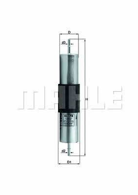 Mahle/Knecht KL 78 Fuel filter KL78: Buy near me in Poland at 2407.PL - Good price!