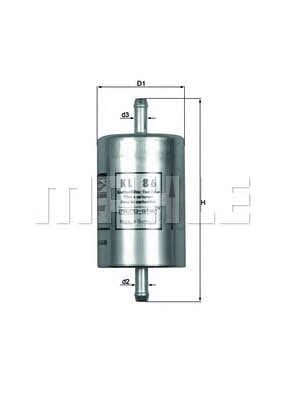 Mahle/Knecht KL 86 Fuel filter KL86: Buy near me at 2407.PL in Poland at an Affordable price!