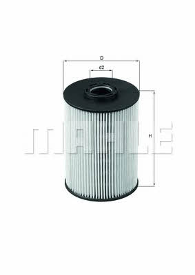 Mahle/Knecht KX 211D Fuel filter KX211D: Buy near me in Poland at 2407.PL - Good price!
