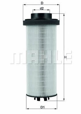 Mahle&#x2F;Knecht Fuel filter – price 76 PLN