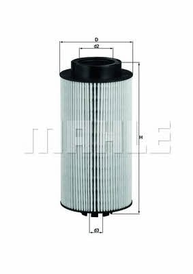 Mahle/Knecht KX 264D Fuel filter KX264D: Buy near me in Poland at 2407.PL - Good price!