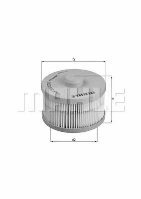 Mahle/Knecht KX 266D Fuel filter KX266D: Buy near me in Poland at 2407.PL - Good price!