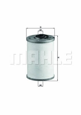 Mahle/Knecht KX 43 Fuel filter KX43: Buy near me in Poland at 2407.PL - Good price!