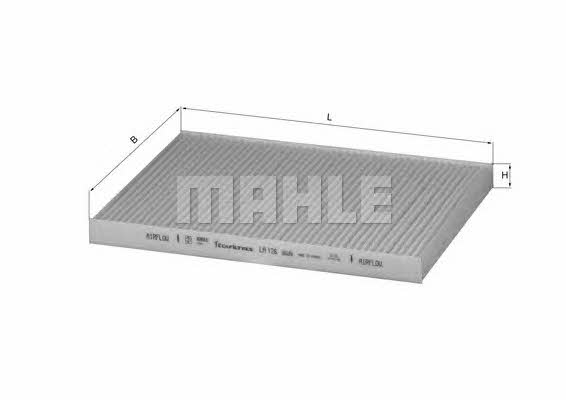 Mahle/Knecht LA 126 Filter, interior air LA126: Buy near me in Poland at 2407.PL - Good price!