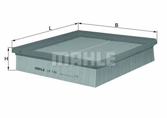 Mahle/Knecht LA 148 Filter, interior air LA148: Buy near me in Poland at 2407.PL - Good price!
