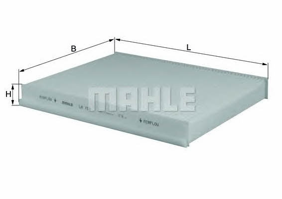 Mahle/Knecht LA 153 Filter, interior air LA153: Buy near me in Poland at 2407.PL - Good price!