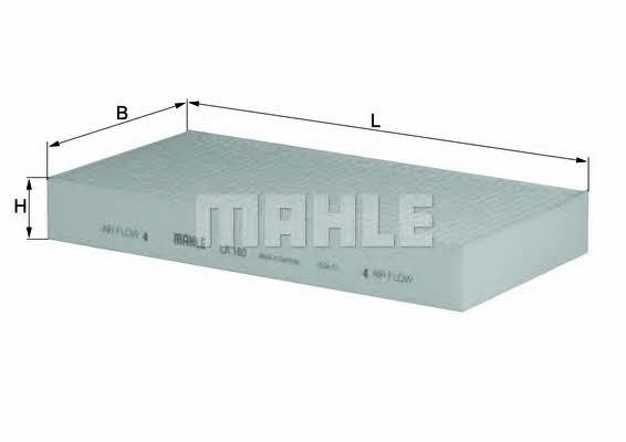 Mahle/Knecht LA 180 Filter, interior air LA180: Buy near me in Poland at 2407.PL - Good price!