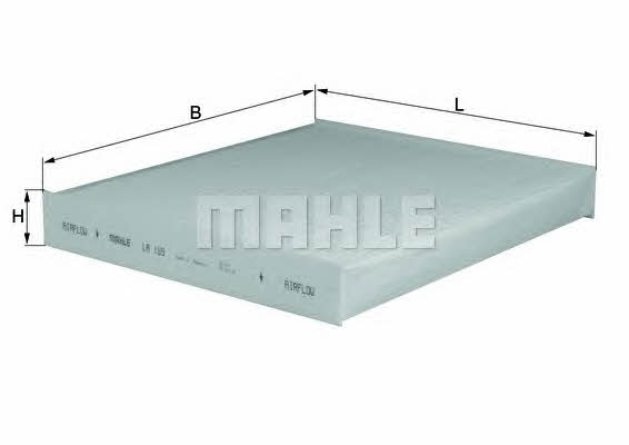 Mahle/Knecht LA 189 Filter, interior air LA189: Buy near me in Poland at 2407.PL - Good price!