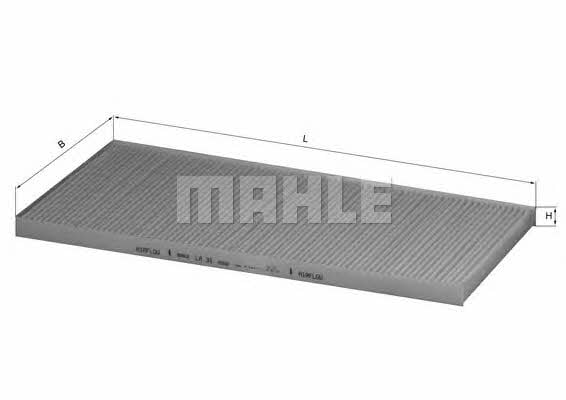 Mahle/Knecht LA 34 Filter, interior air LA34: Buy near me in Poland at 2407.PL - Good price!