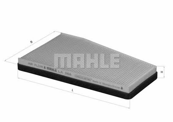Mahle/Knecht LA 368 Filter, interior air LA368: Buy near me in Poland at 2407.PL - Good price!