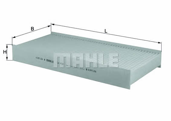 Mahle/Knecht LA 412 Filter, interior air LA412: Buy near me in Poland at 2407.PL - Good price!