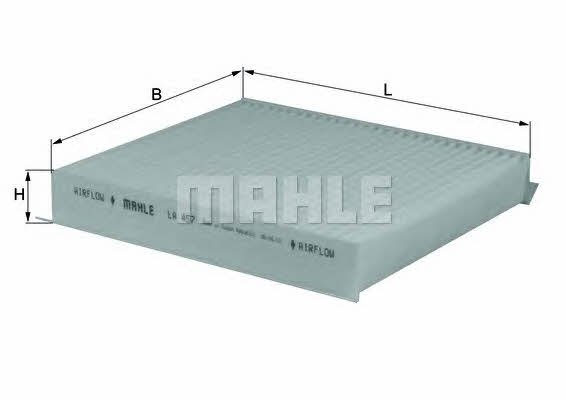 Mahle/Knecht LA 457 Filter, interior air LA457: Buy near me in Poland at 2407.PL - Good price!