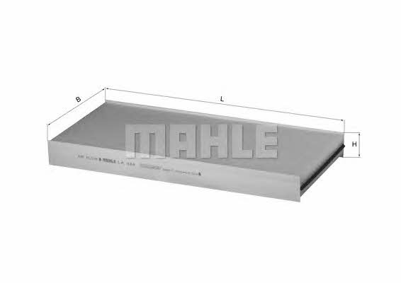 Mahle/Knecht LA 494 Фильтр салона LA494: Отличная цена - Купить в Польше на 2407.PL!