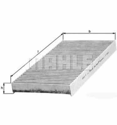 Activated Carbon Cabin Filter Mahle&#x2F;Knecht LAK 107