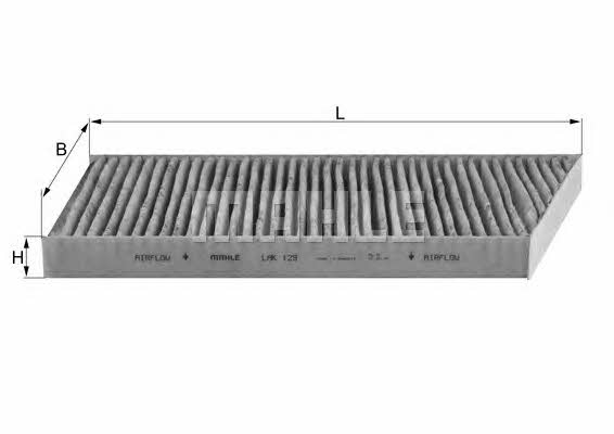 Mahle/Knecht LAK 129 Activated Carbon Cabin Filter LAK129: Buy near me at 2407.PL in Poland at an Affordable price!