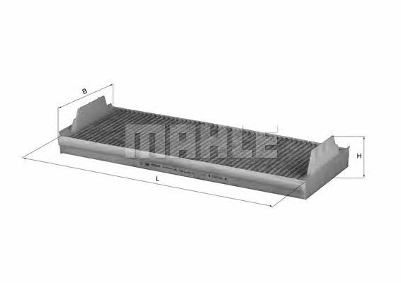 Mahle/Knecht LAK 154 Activated Carbon Cabin Filter LAK154: Buy near me in Poland at 2407.PL - Good price!