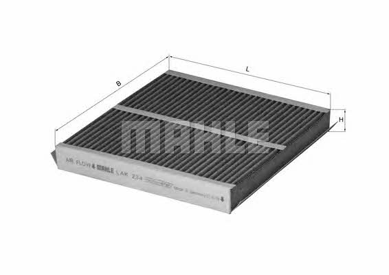 Mahle/Knecht LAK 234 Activated Carbon Cabin Filter LAK234: Buy near me in Poland at 2407.PL - Good price!