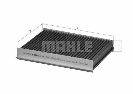Mahle/Knecht LAK 249 Activated Carbon Cabin Filter LAK249: Buy near me in Poland at 2407.PL - Good price!