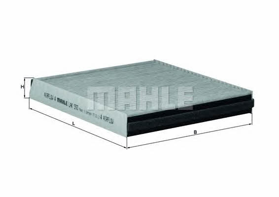 Mahle/Knecht LAK 593 Activated Carbon Cabin Filter LAK593: Buy near me in Poland at 2407.PL - Good price!