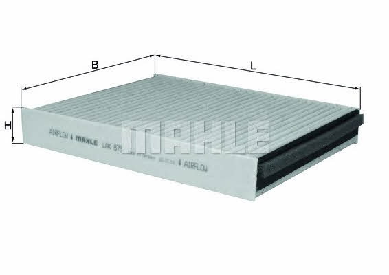 Mahle/Knecht LAK 875 Activated Carbon Cabin Filter LAK875: Buy near me in Poland at 2407.PL - Good price!