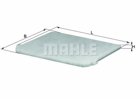 Mahle/Knecht LAP 3 Filter, interior air LAP3: Buy near me in Poland at 2407.PL - Good price!