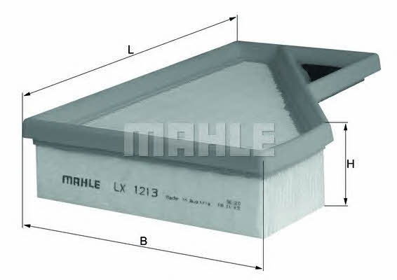 Mahle/Knecht LX 1213 Air filter LX1213: Buy near me in Poland at 2407.PL - Good price!