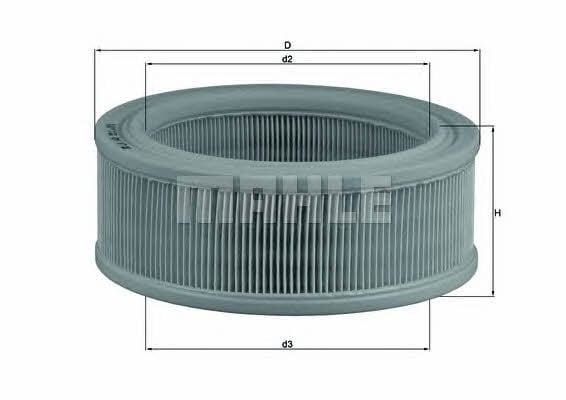 Mahle/Knecht LX 140 Air filter LX140: Buy near me at 2407.PL in Poland at an Affordable price!