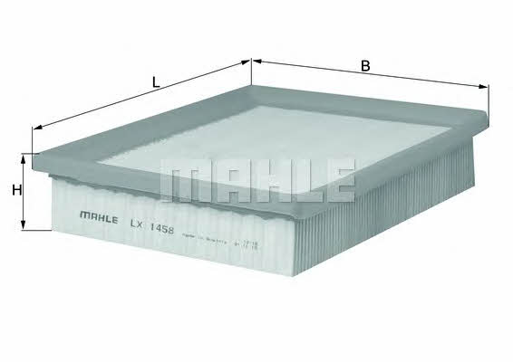 Mahle/Knecht LX 1458 Air filter LX1458: Buy near me in Poland at 2407.PL - Good price!