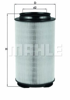 Mahle/Knecht LX 1628 Air filter LX1628: Buy near me in Poland at 2407.PL - Good price!