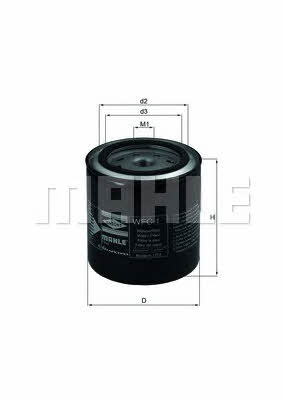 Mahle/Knecht WFC 1 Cooling liquid filter WFC1: Buy near me in Poland at 2407.PL - Good price!