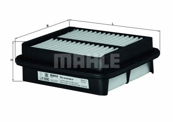Mahle/Knecht LX 1690 Air filter LX1690: Buy near me at 2407.PL in Poland at an Affordable price!
