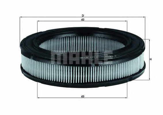 Mahle/Knecht LX 171 Air filter LX171: Buy near me in Poland at 2407.PL - Good price!